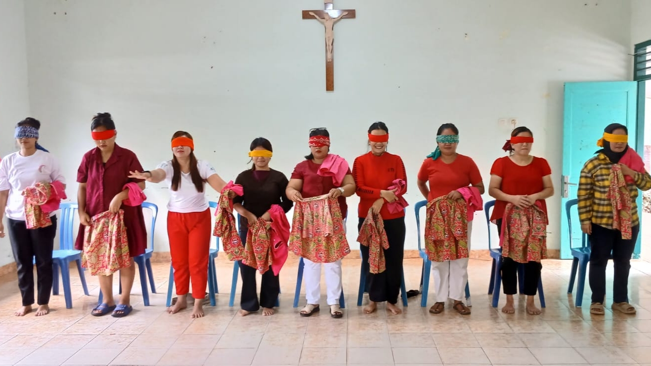 Gathering TK Xaverius Bersama Orang Tua dan Anak dalam Semarak Kemerdekaan