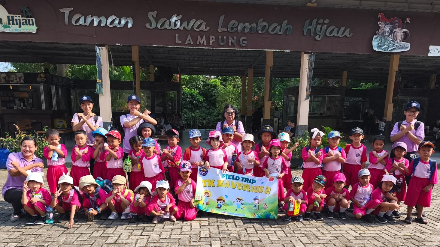 Field Trip TK Xaverius 2 Bandar Lampung ke Lembah Hijau
