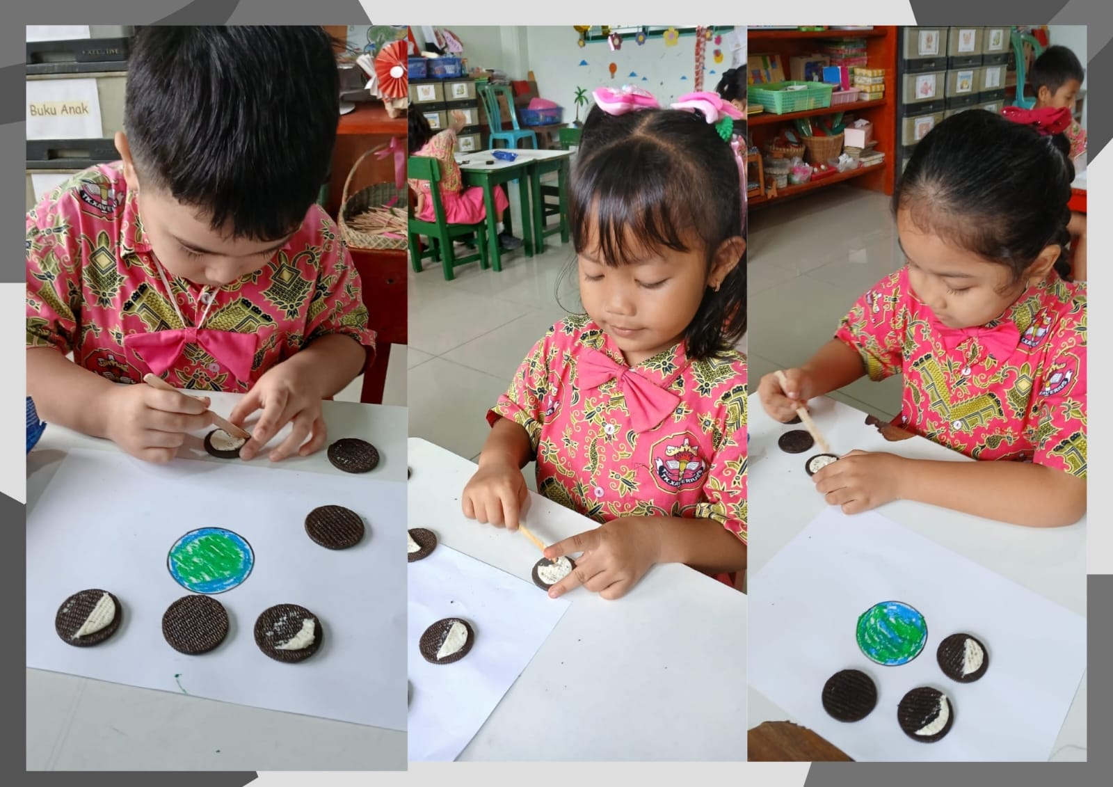 Manisnya Belajar Astronomi: Menjelajahi Rahasia Fase Bulan Melalui Kreasi Biskuit Oreo