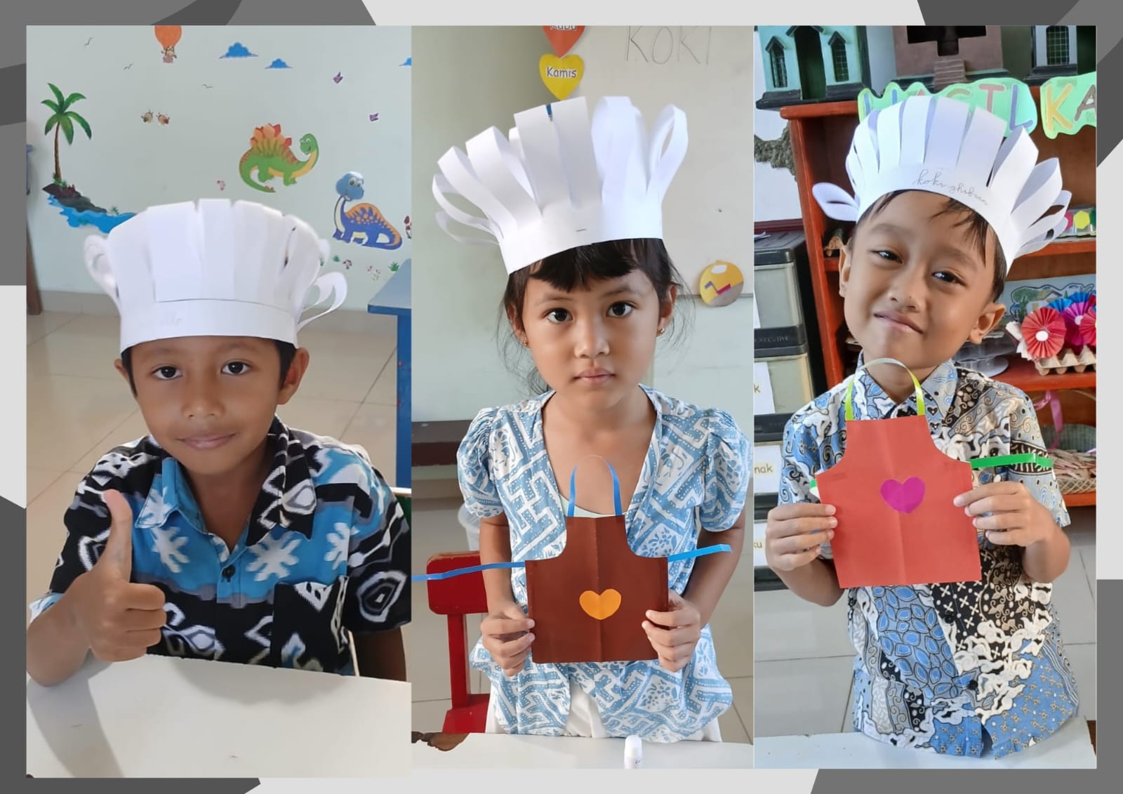 “Topi Tinggi dan Semangat Besar: Cerita Seru Anak-Anak TK B1 Mengenal Profesi Koki”